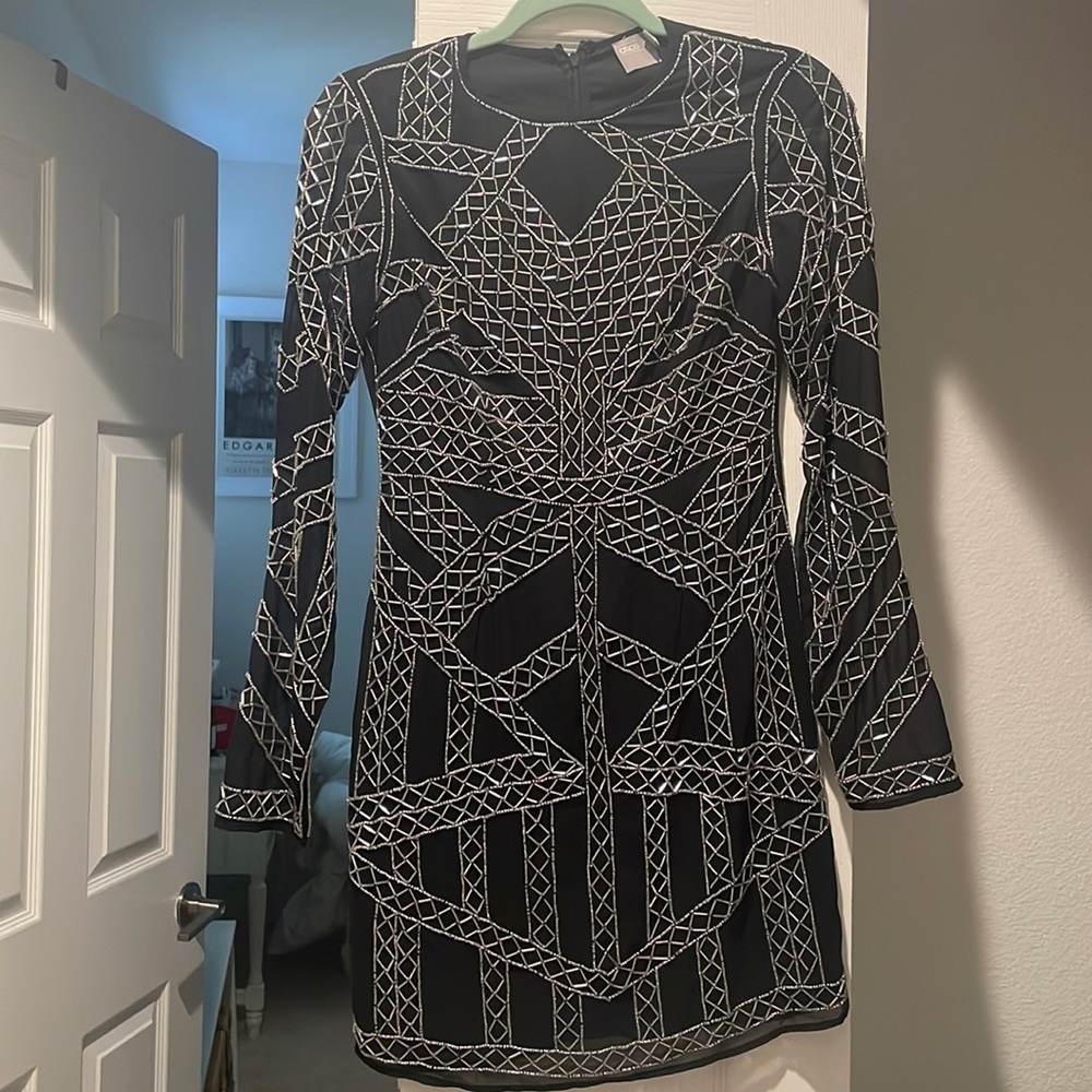 Balmain inspired beaded dress